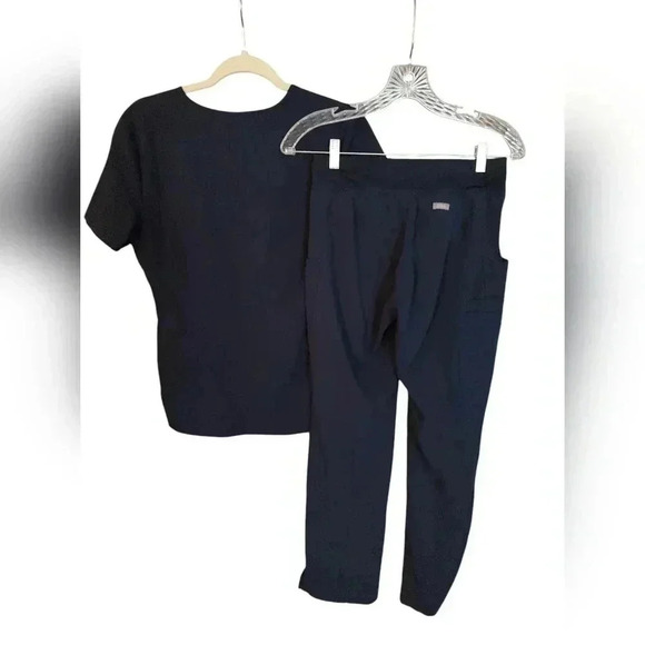 EUC navy Blue Figs Scrubs Set - Picture 3 of 3